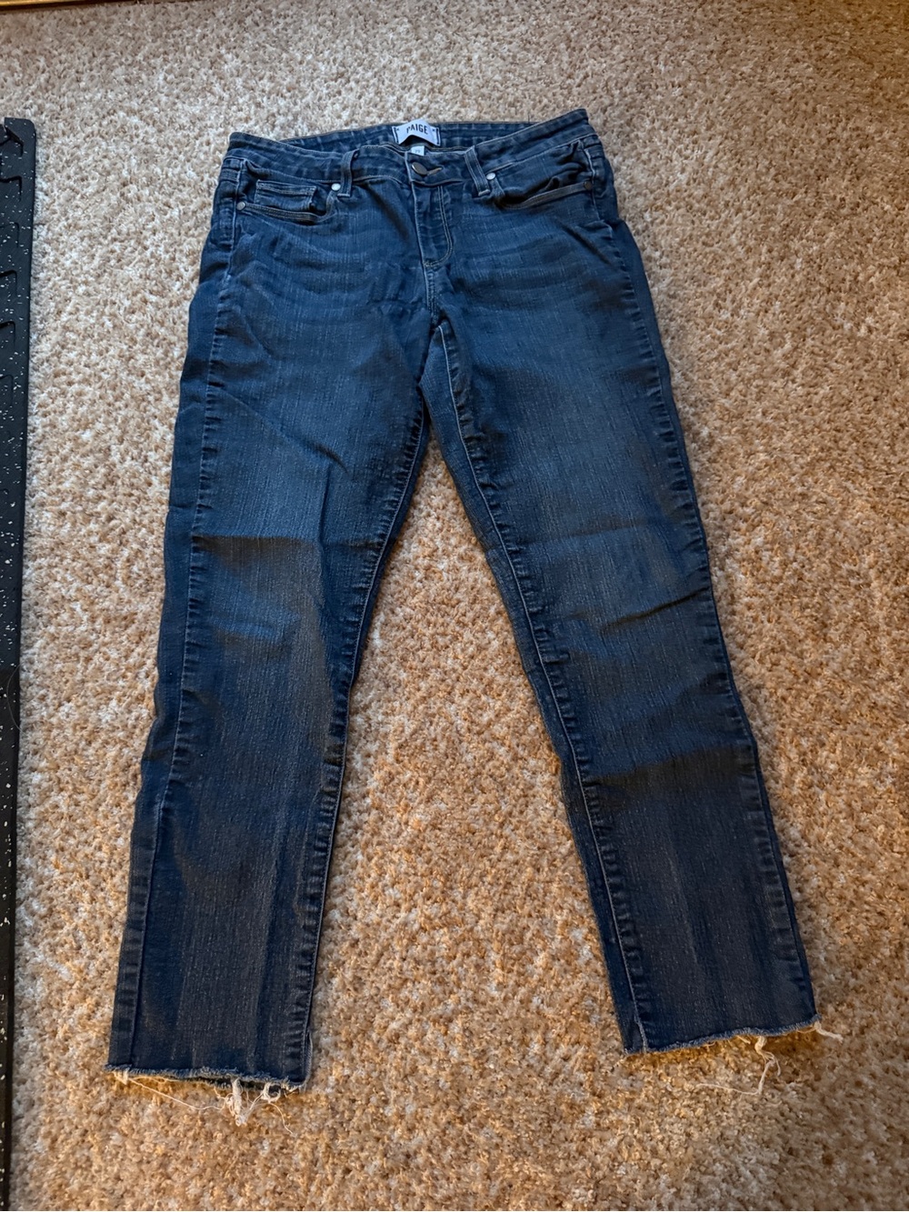 Paige Kylie crop size 29*25 Dark Blue Women's Straight-Leg Jeans